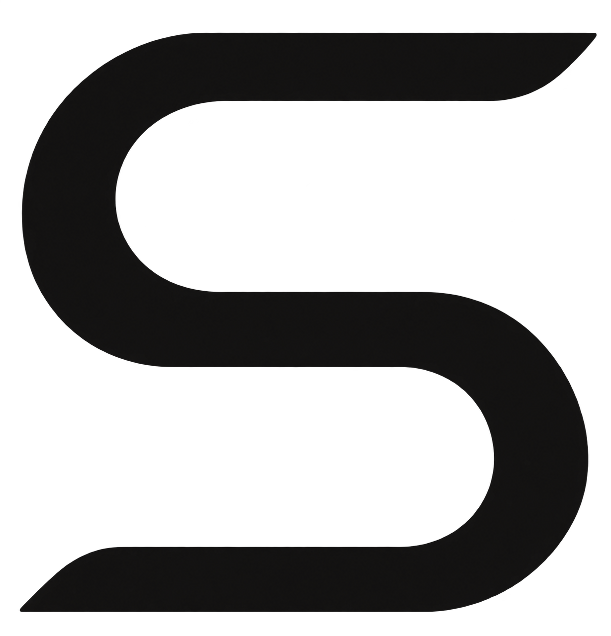 Near-black S on transparency